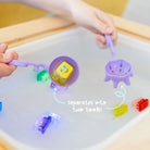 Kids scooper tongs and strainer set