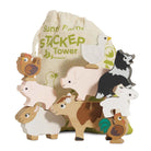 LTV wooden animals toy for balance and coordination play
