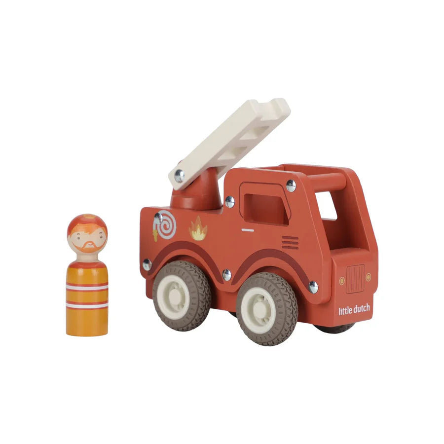 Little Dutch Fire Truck and fire fighter