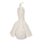 Close up of plush goose with soft fabric texture
