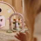 Little Dutch fairy garden house with figures