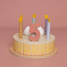 Little Dutch pink wooden birthday cake toy