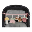 Little Dutch stroller and car seat toy chain with fairy garden designs and textures