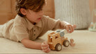Little Dutch wooden crane truck toy