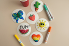 Magic sponge paper expanding with water into 3D texture