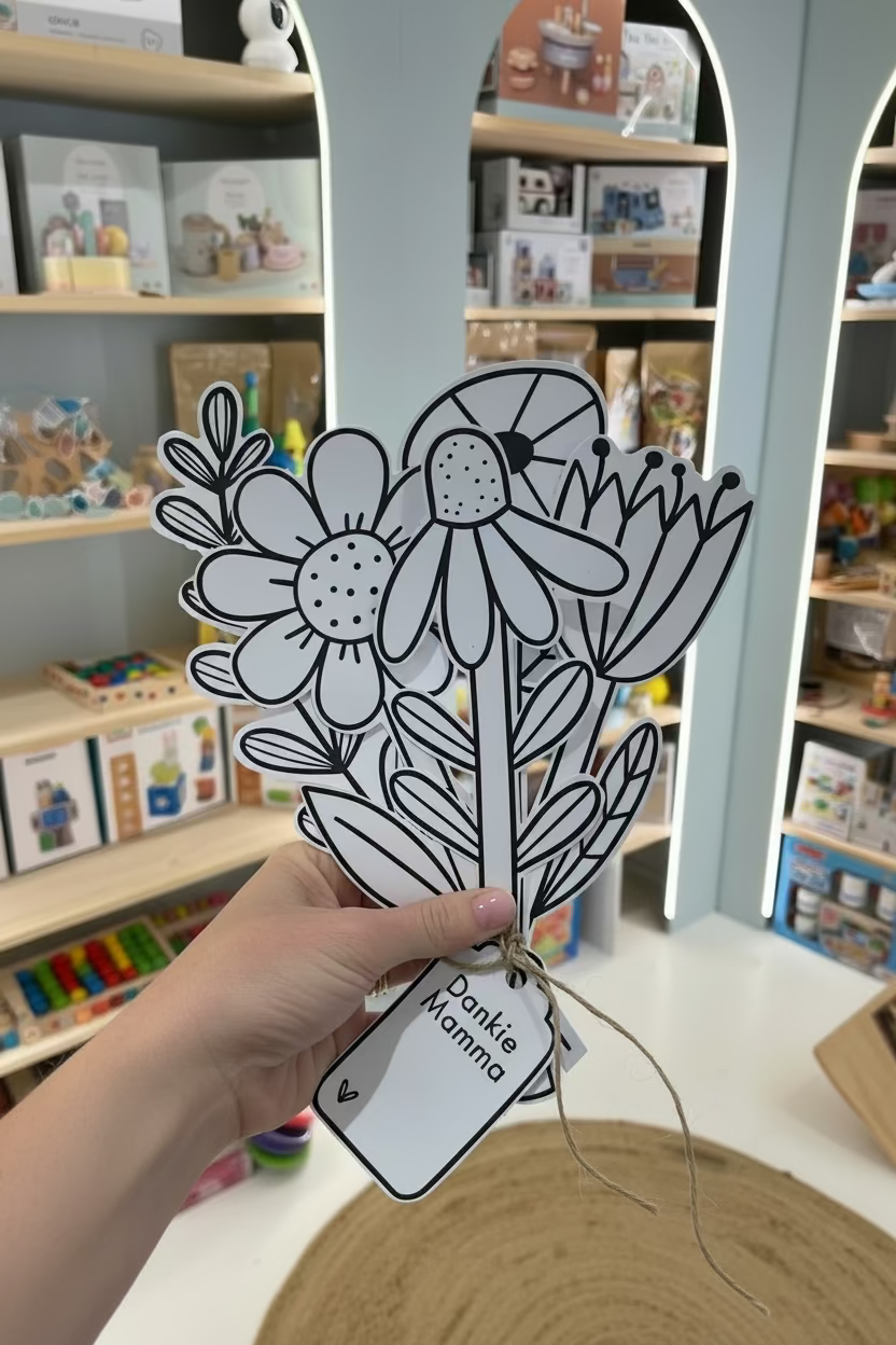Mother’s Day flower printable for kids