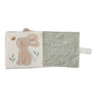 Sensory soft book with different materials and features
