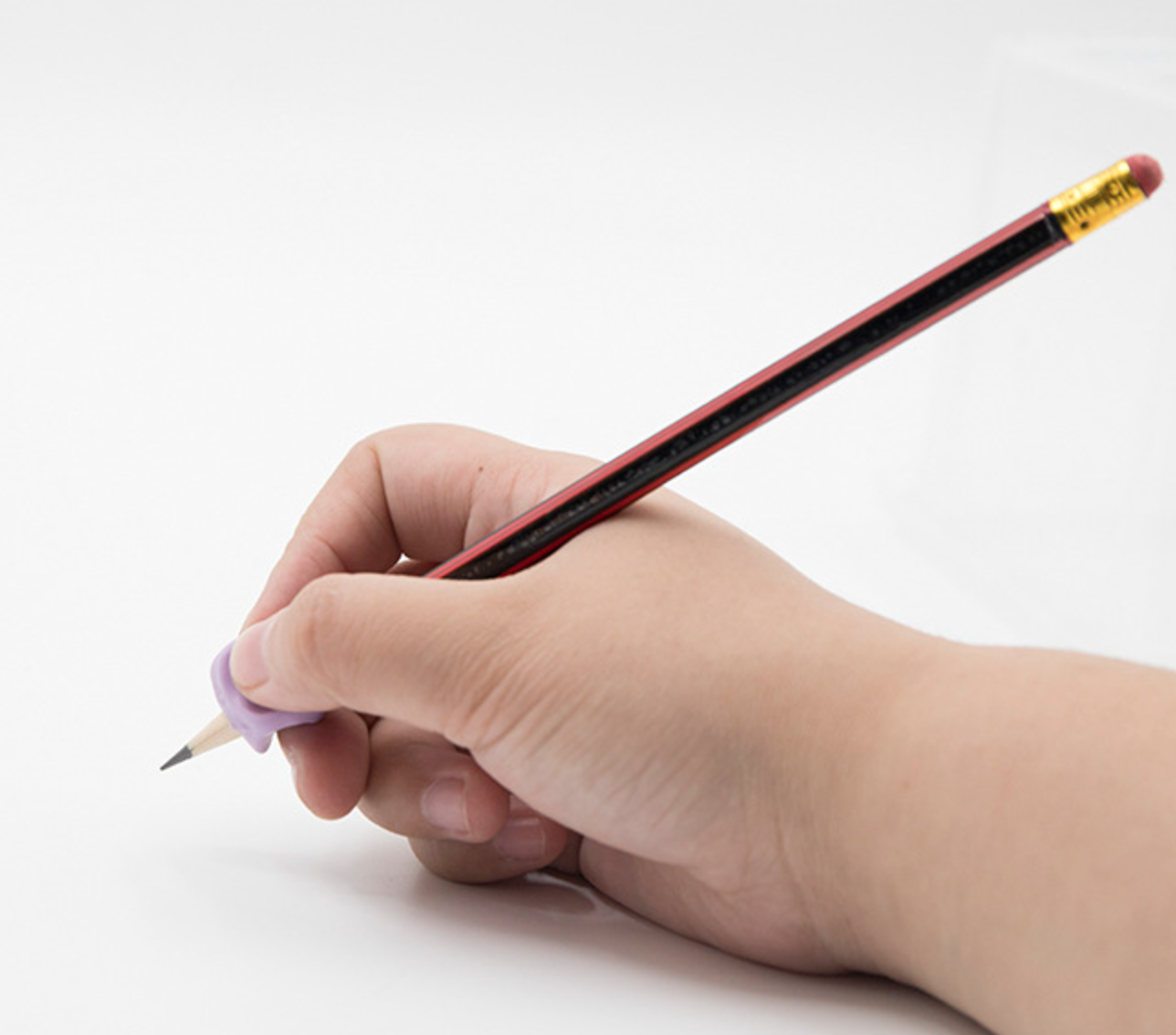 pencil grip for sensory feedback and control