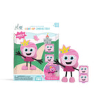 Pink glowing bath toy for kids