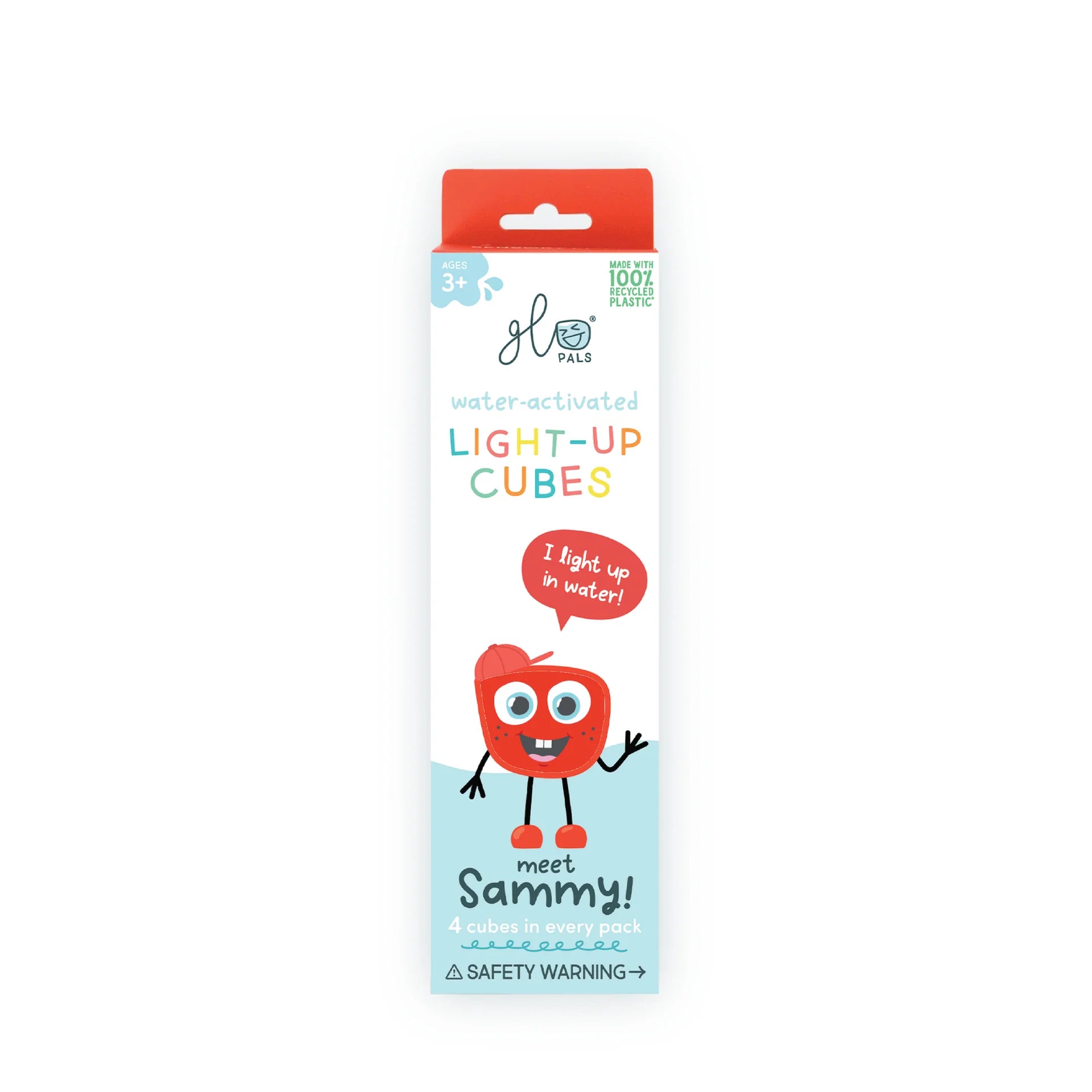 Sammy Glo Pals Cubes water activated light-up