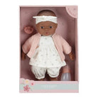 Soft bodied baby doll Noa with floral outfit