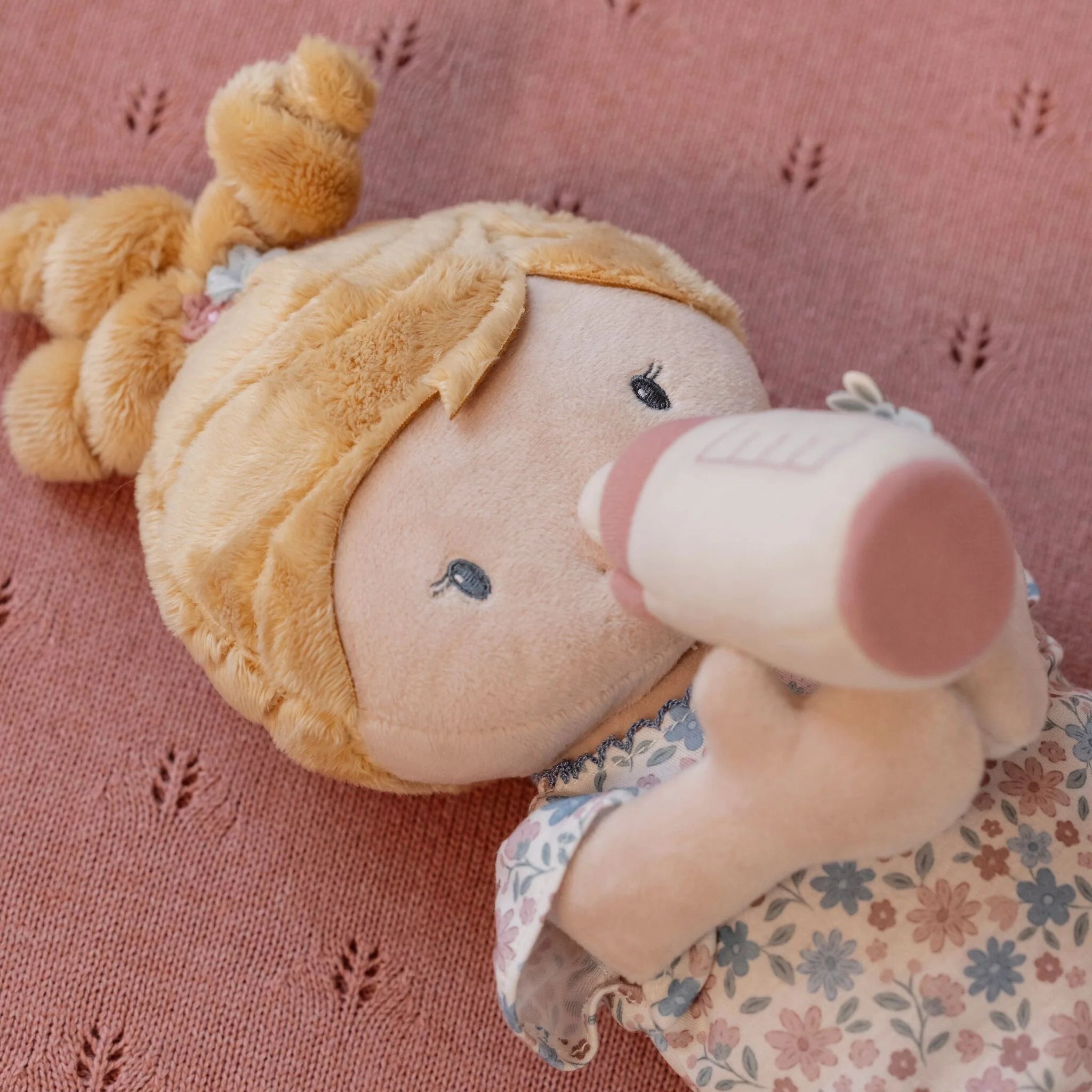 Soft pink Little Dutch doll for imaginative play Julia