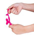 Balloon dog shaped fidget toy for tactile play and stretching