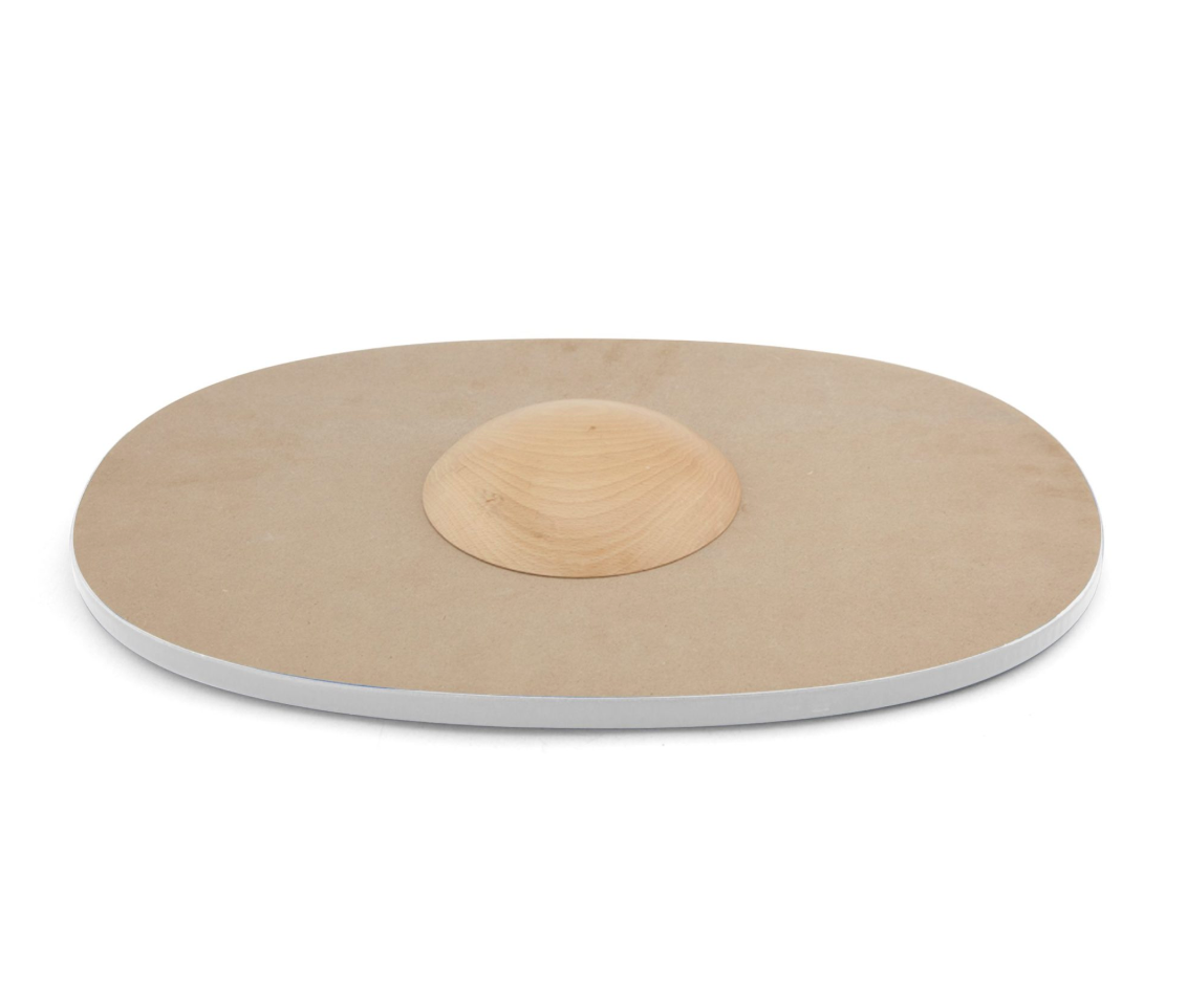 solid wooden trace and balance board for core stability 