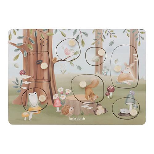 Wooden animal sound puzzle for toddlers