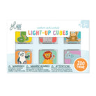Zoo animal glowing bath cubes set