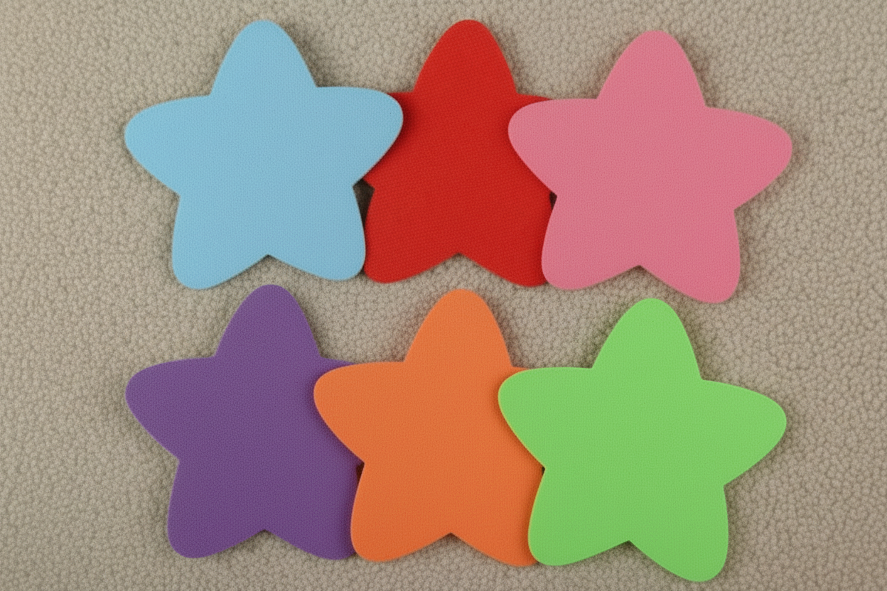 carpet markers stars with velcro