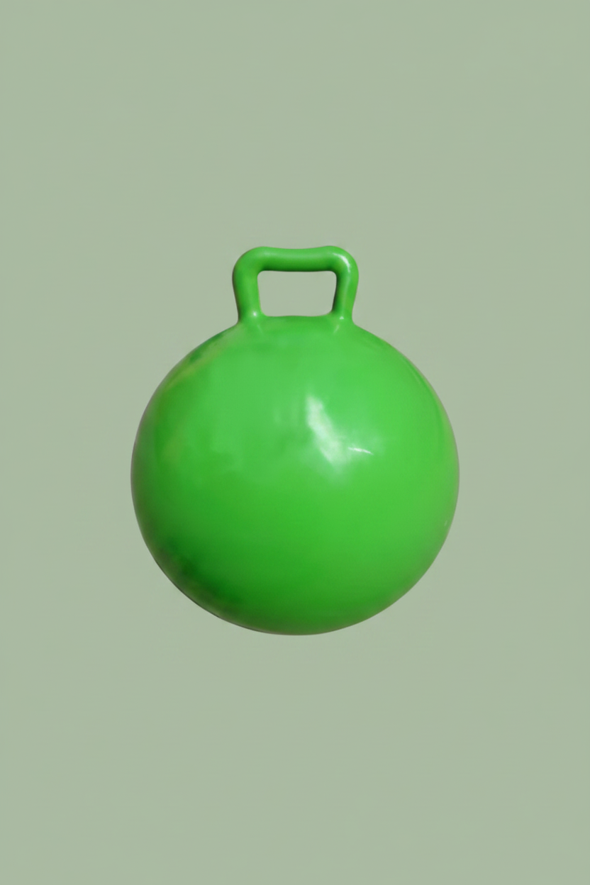 60 cm green hopper ball kids indoor play 