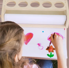 Montessori inspired paper dispenser for children
