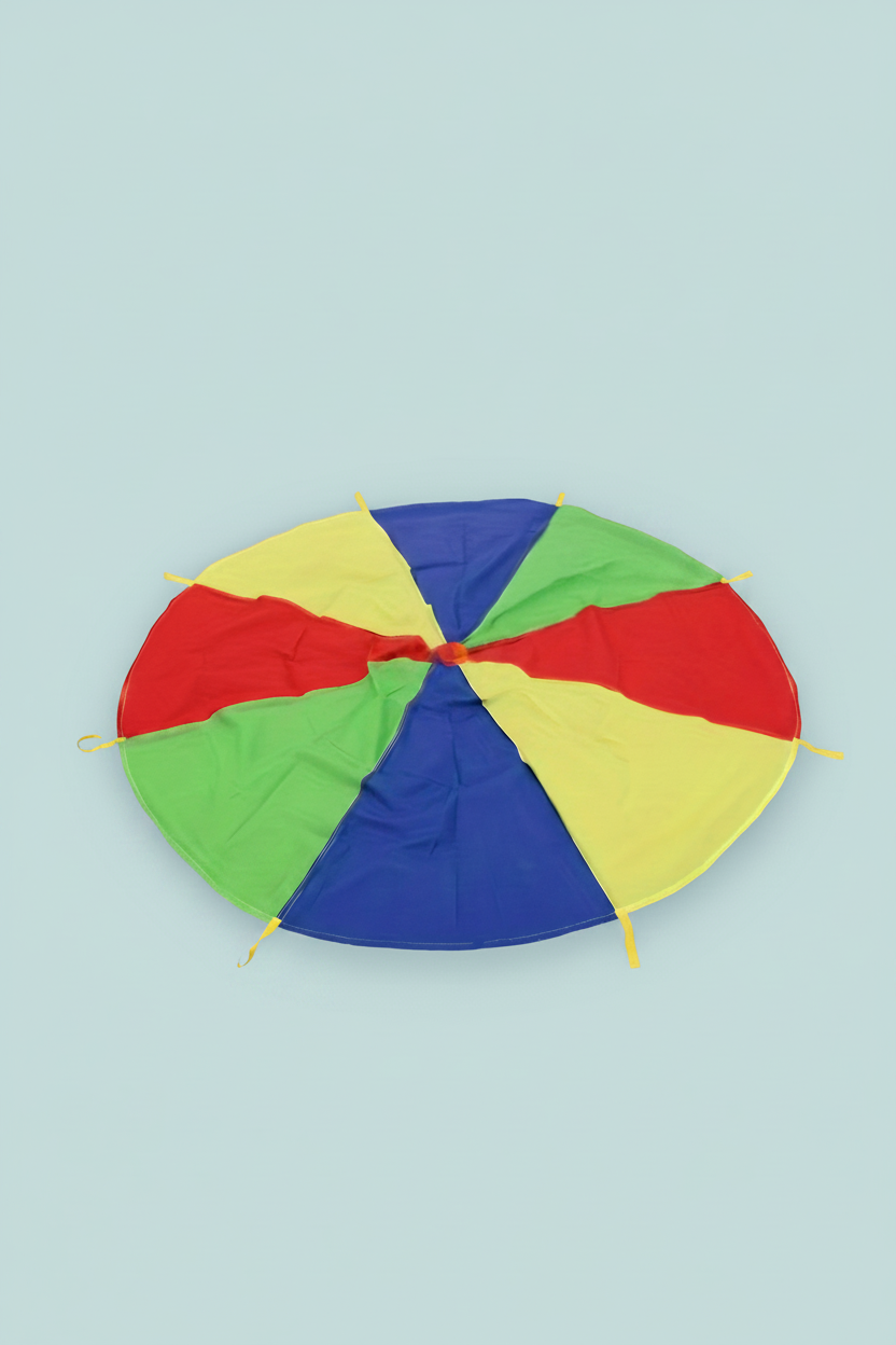 parachute product image on light blue background