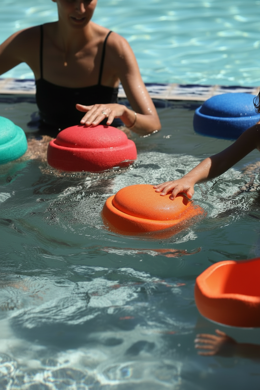 using stepping stones in pool