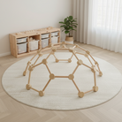 wooden climbing dome