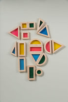 24 Pc Wooden Rainbow Blocks - tiny tree toys - Kidpik