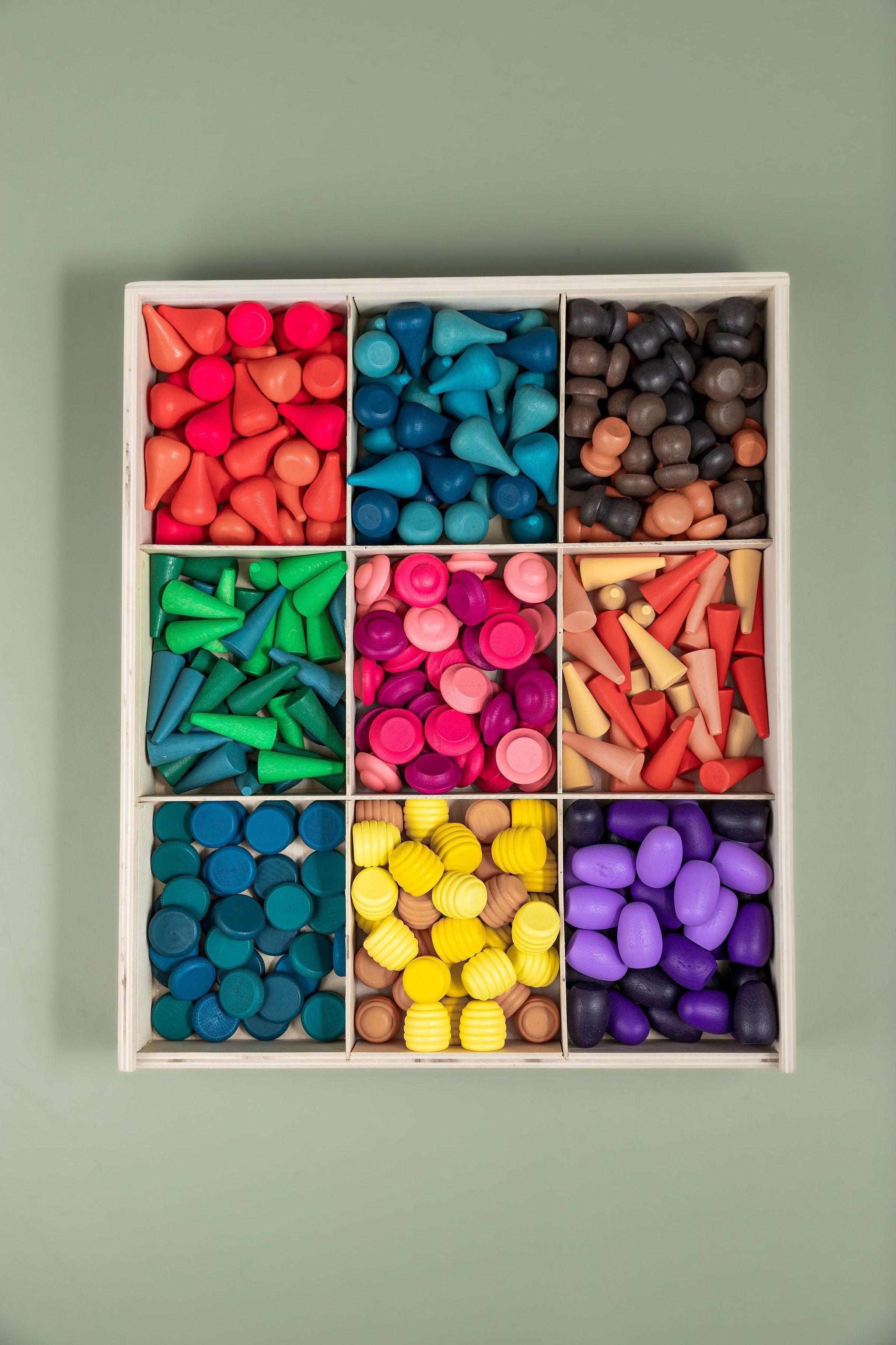 324 Pc Loose Parts - tiny tree toys - tiny tree toys