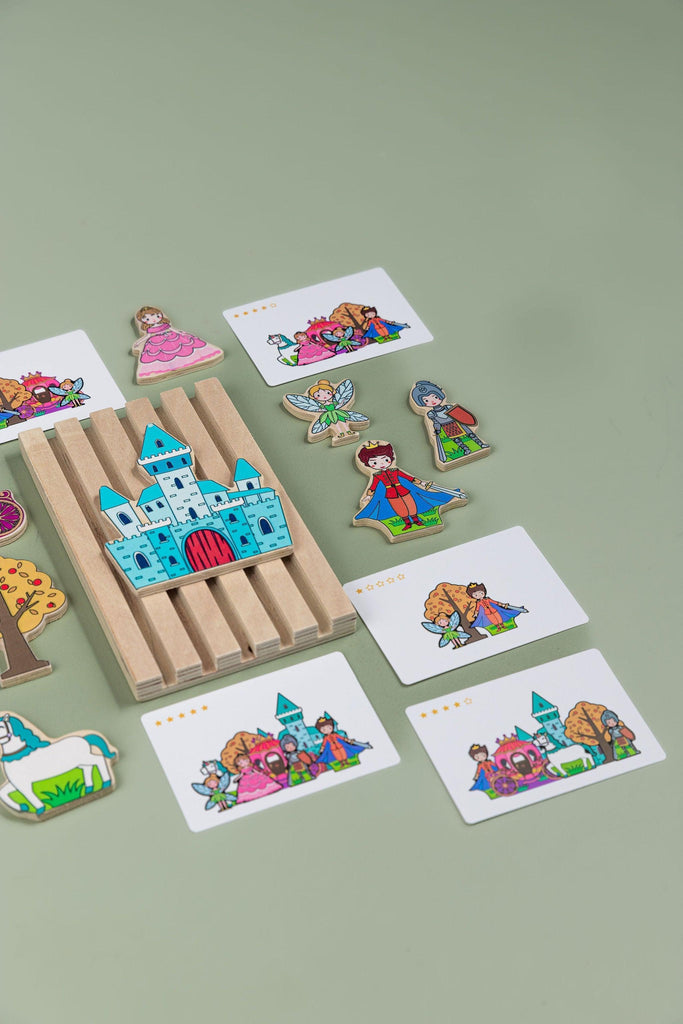 3D Figure Ground Puzzle: Princess - tiny tree toys - tiny tree toys