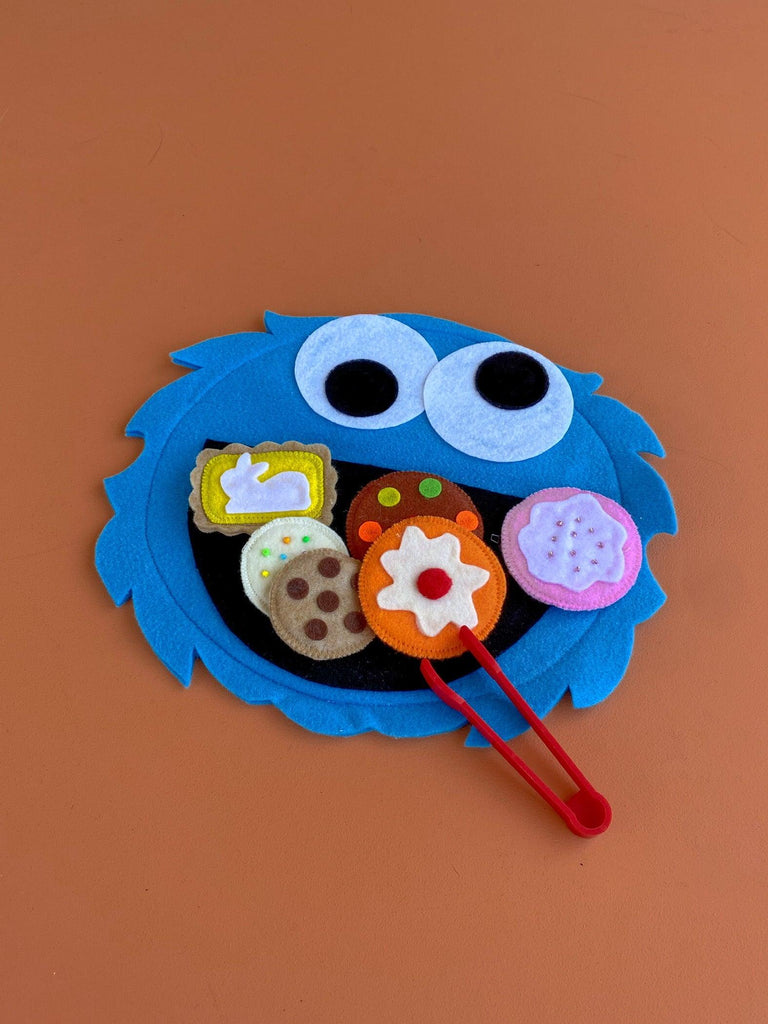 Emo Cookie Monster - tiny tree toys