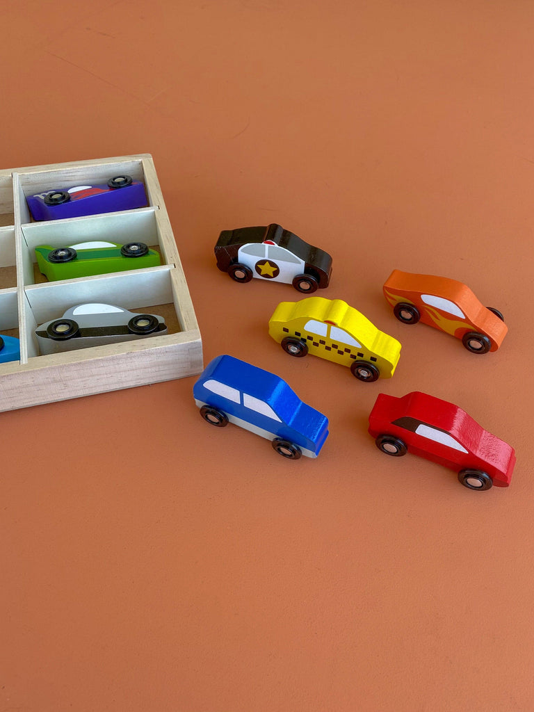 Wooden Cars Set - tiny tree toys