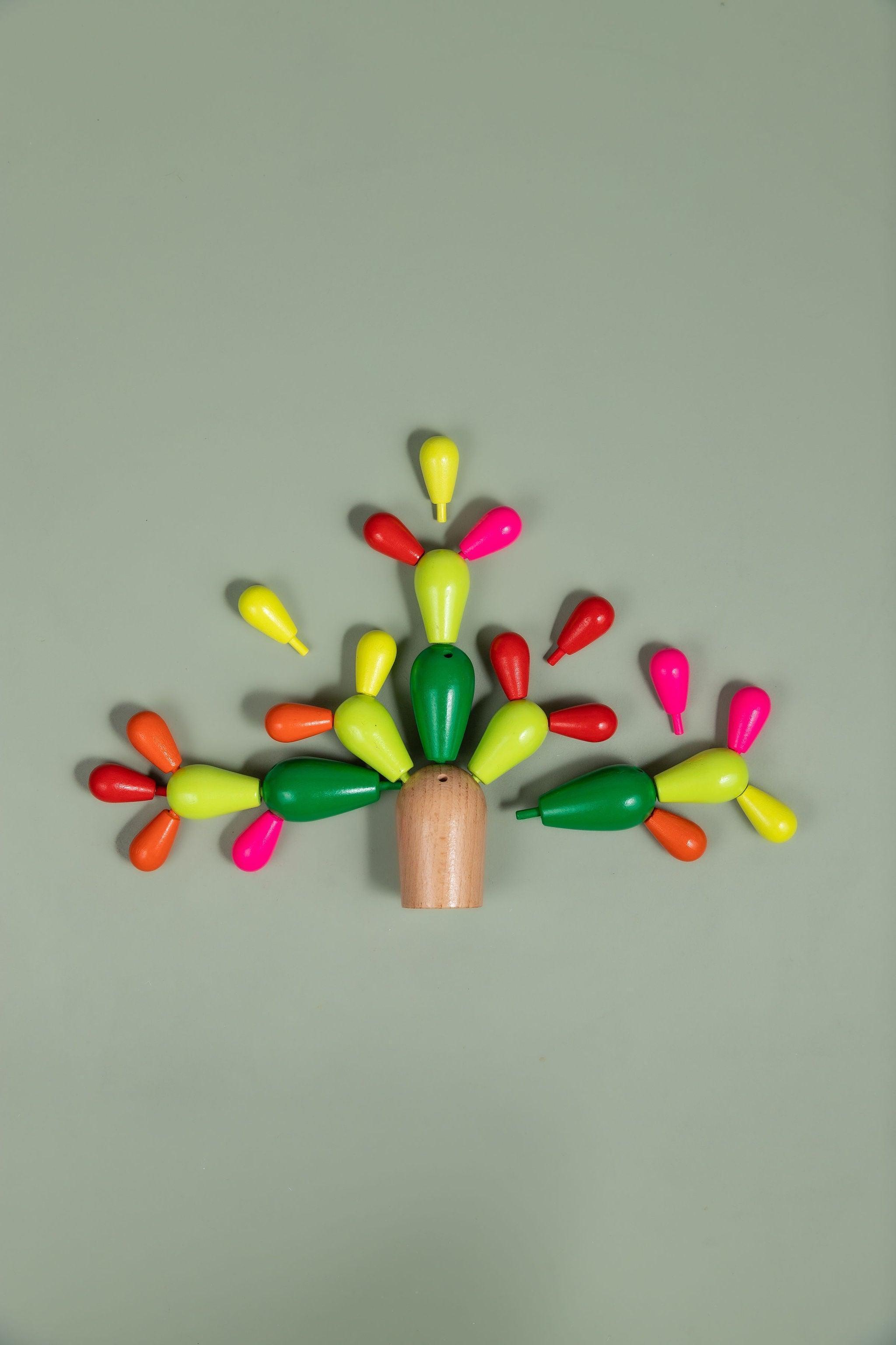Balancing Cactus - tiny tree toys - tiny tree toys
