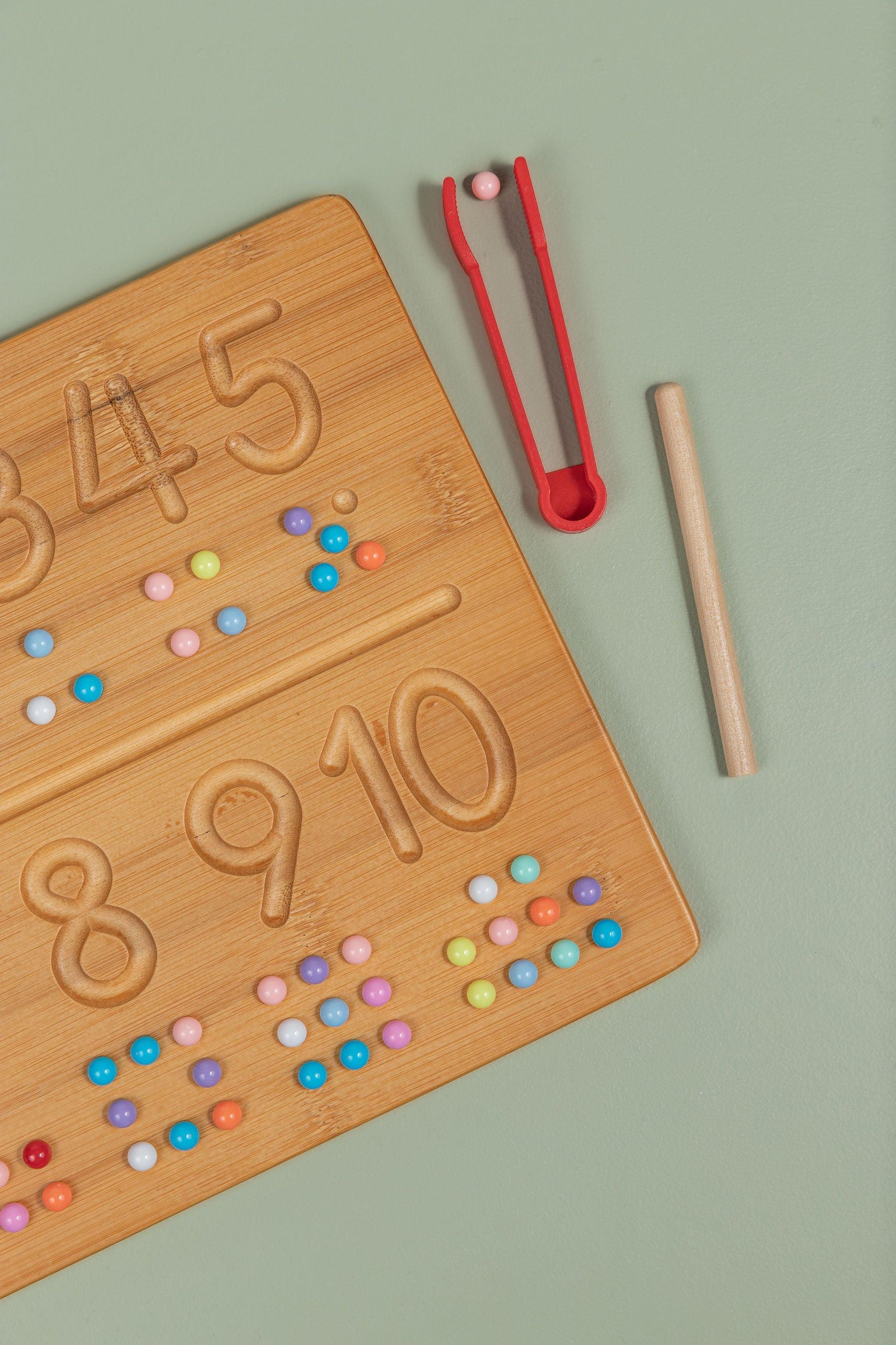 Bamboo Number Board - Various Designs – tiny tree toys