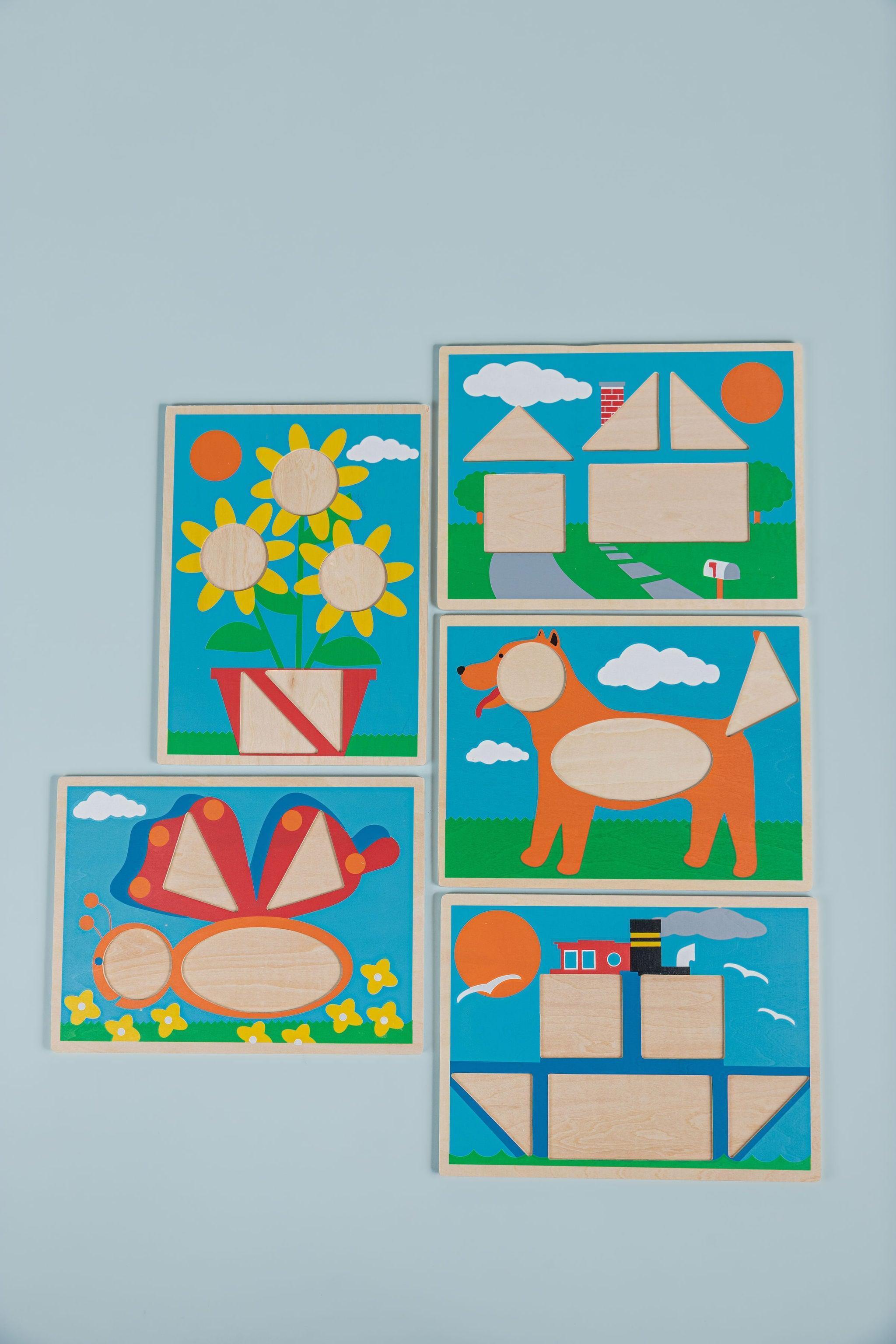 Beginner Pattern Blocks - tiny tree toys - Melissa & Doug