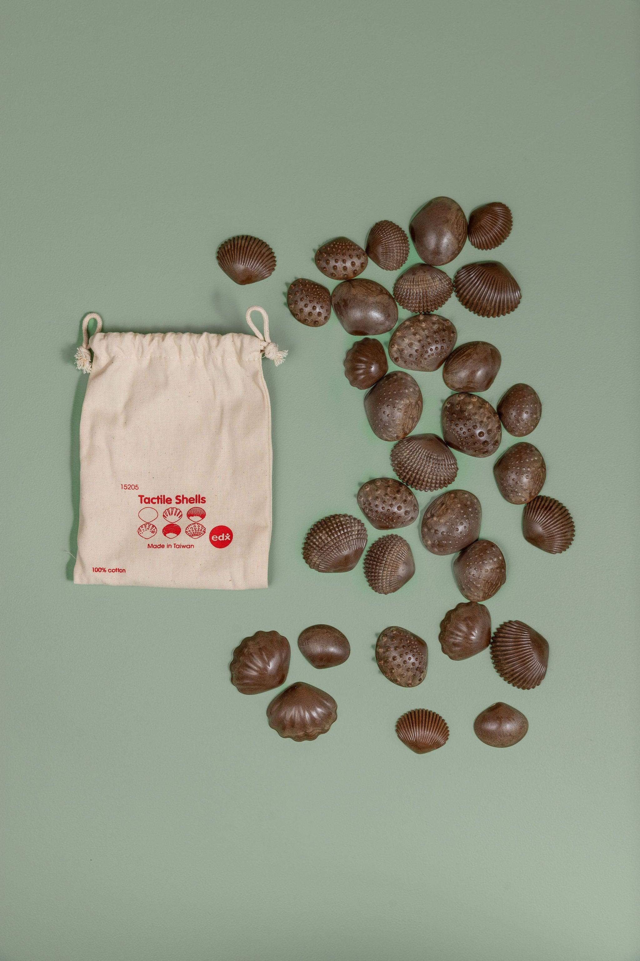 Edx Eco Friendly Tactile Shells - tiny tree toys - Edx education