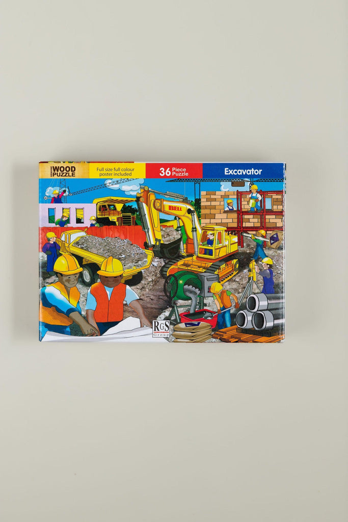 Excavator Puzzle 36 Pcs - tiny tree toys - Smart Thinking