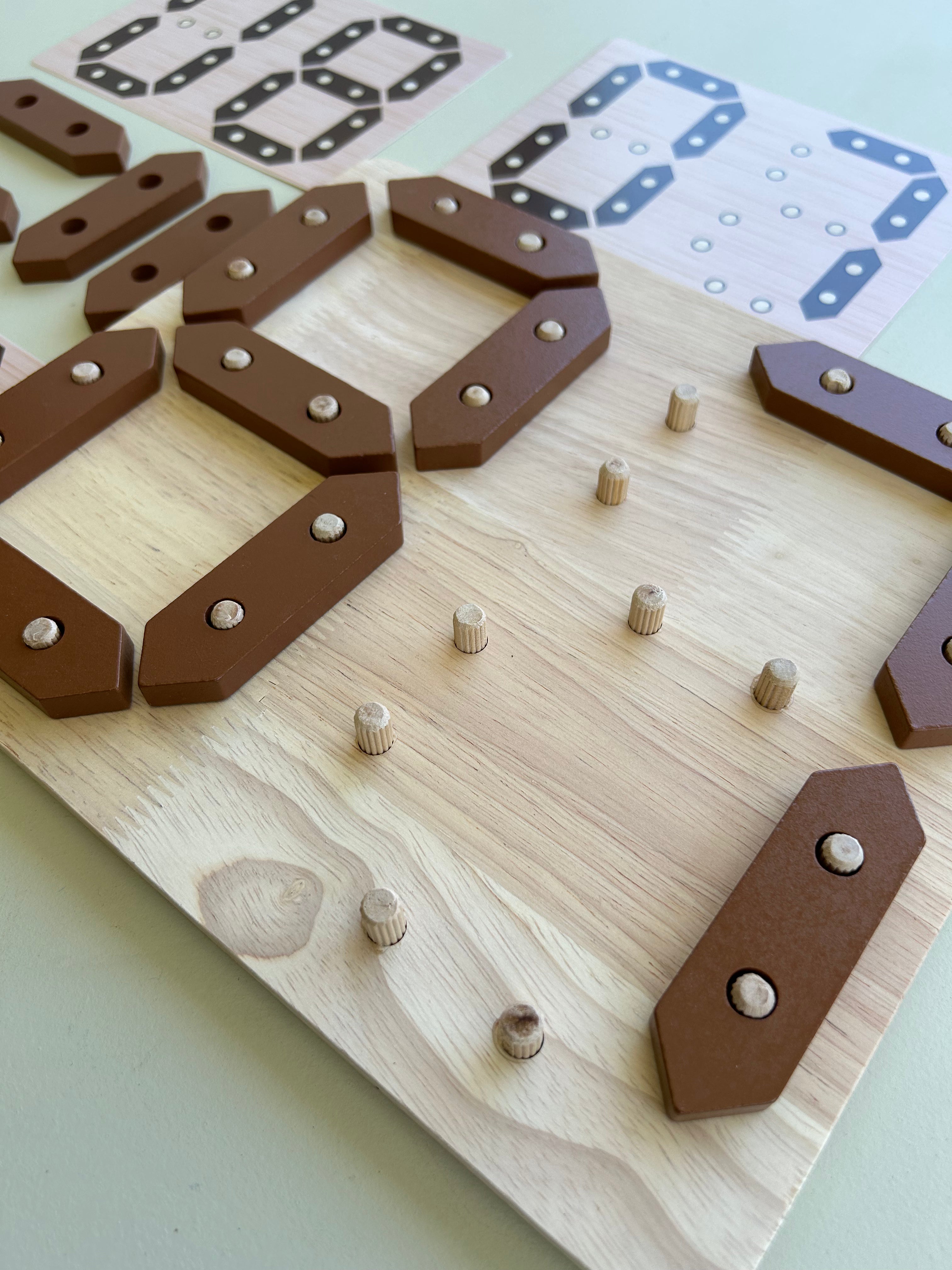 wooden digital board - tiny tree toys