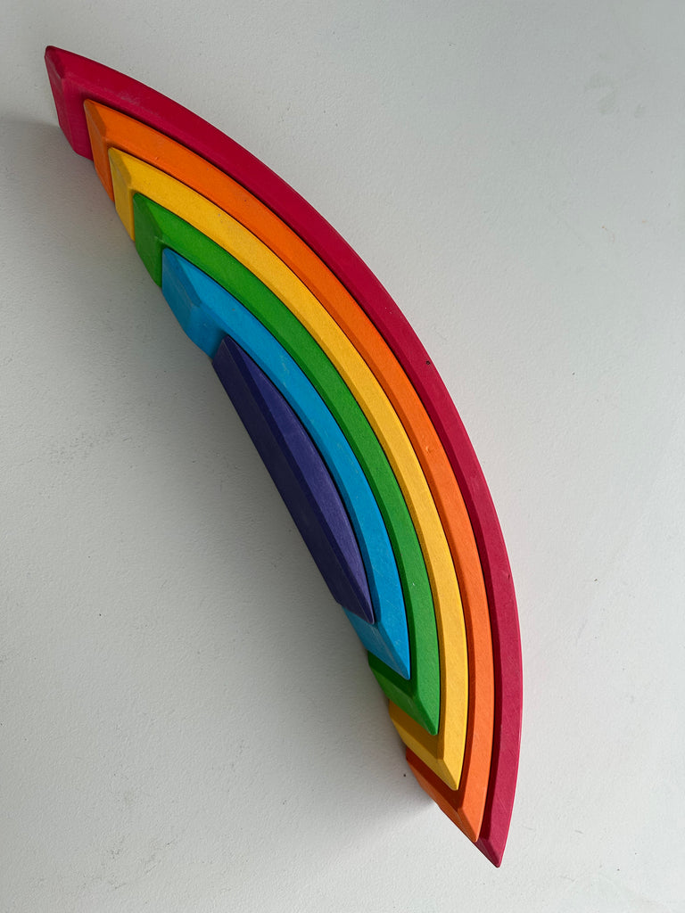 Wooden Rainbow - tiny tree toys