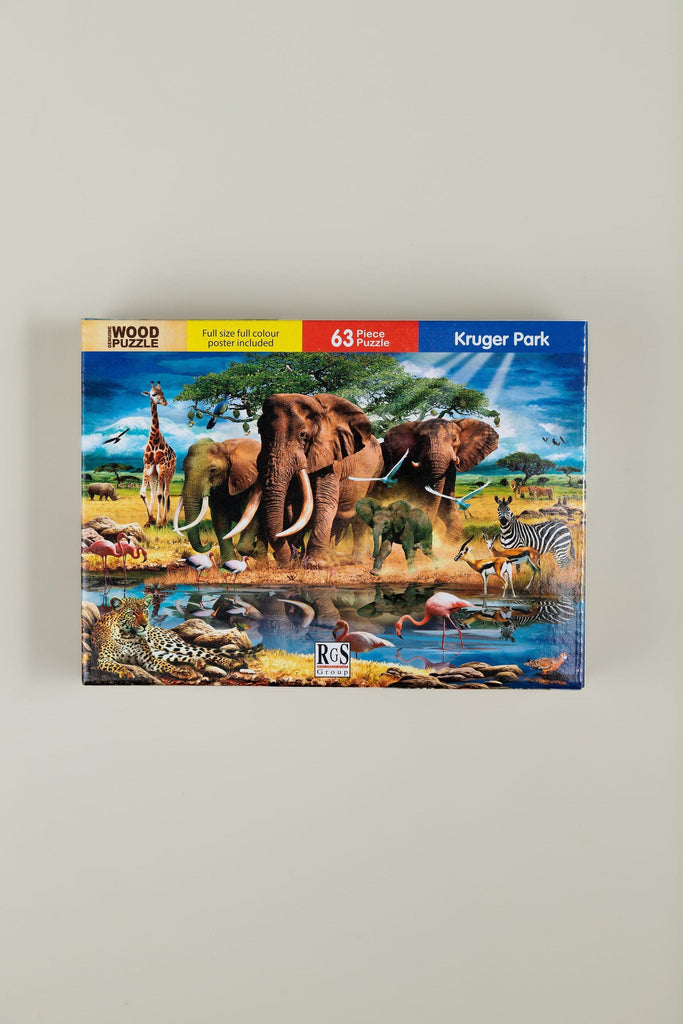 Kruger Park Puzzle 63Pcs A3 - tiny tree toys - Smart Thinking