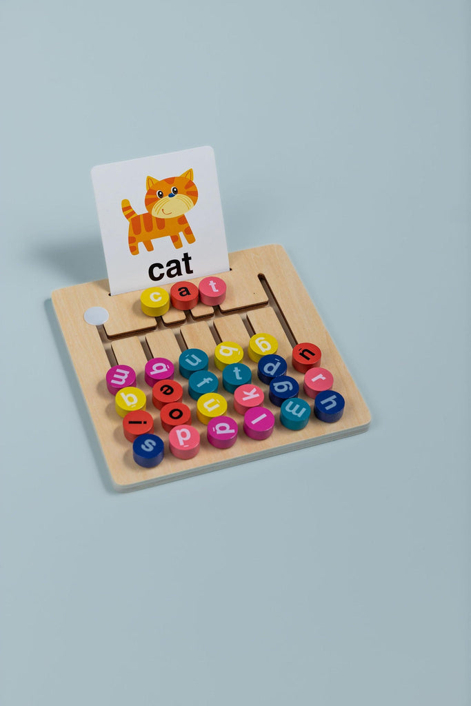 Letter Planning Game - tiny tree toys - tiny tree toys