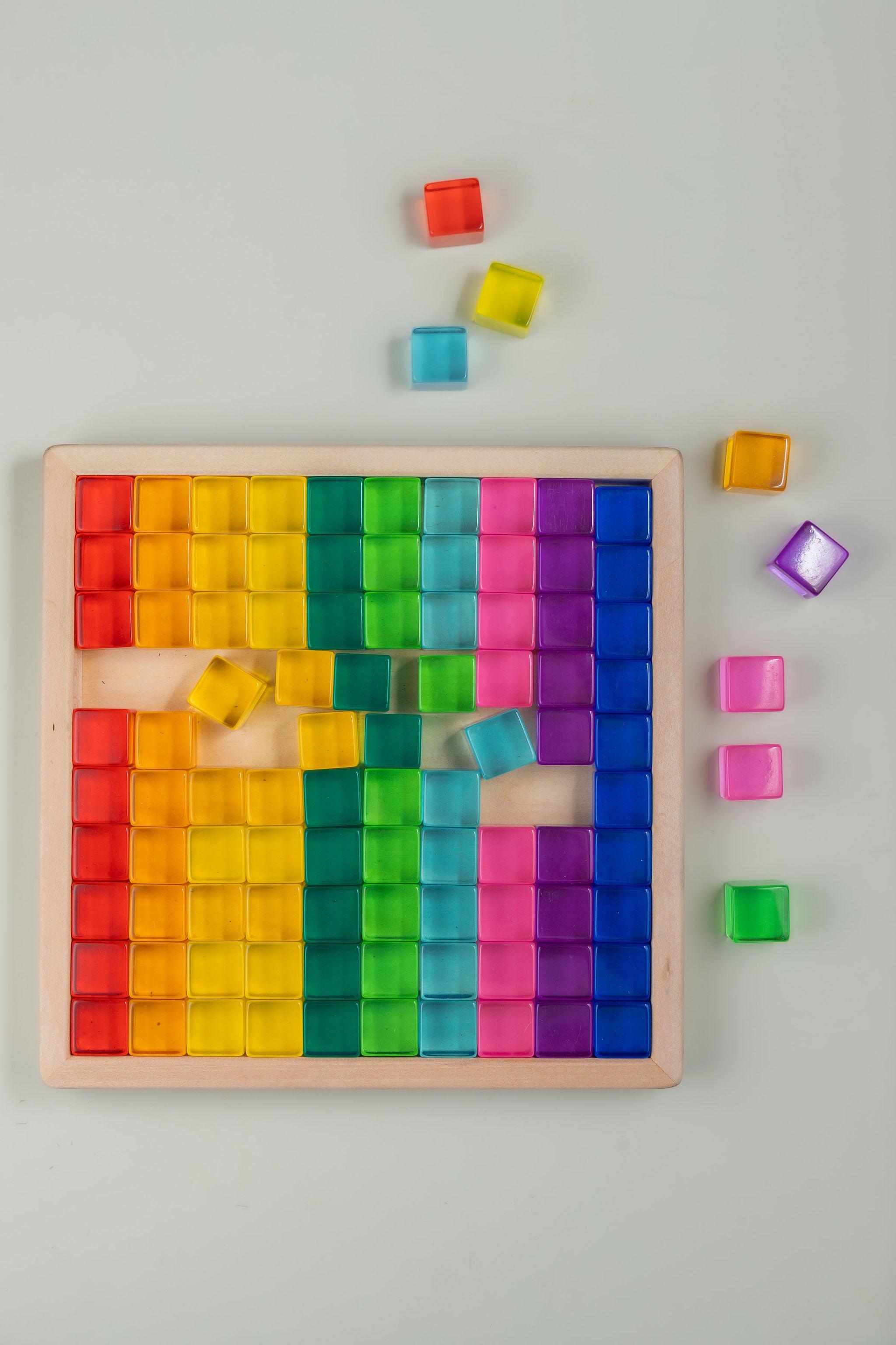 Lucite Blocks 100Pc - tiny tree toys