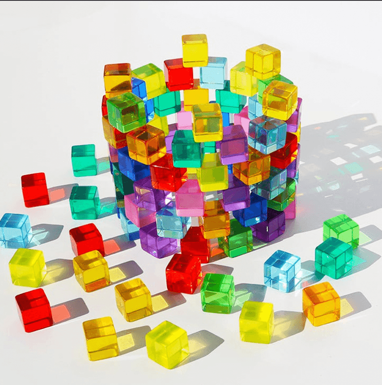 Lucite Blocks 100Pc - tiny tree toys