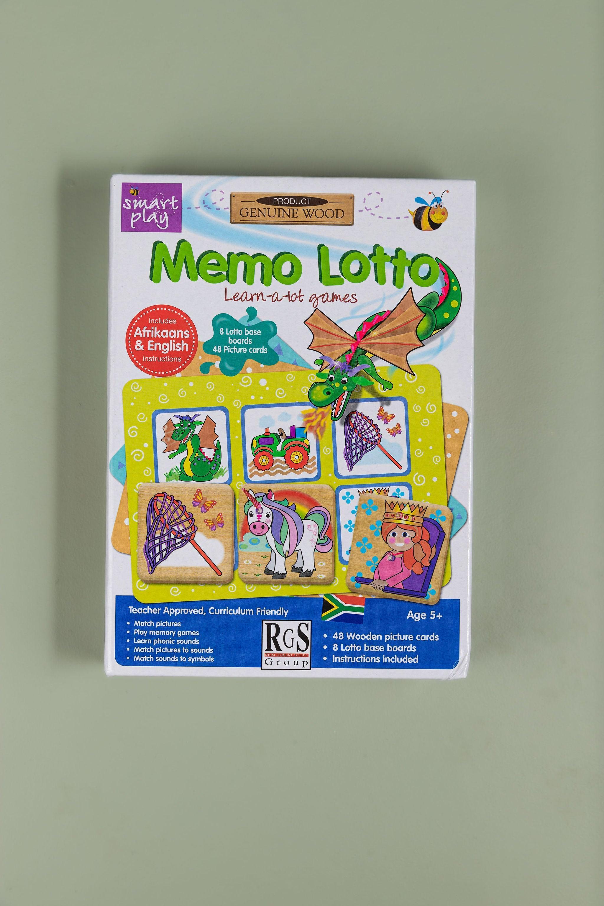 Memo Loto of wood - Memory game for 2 players