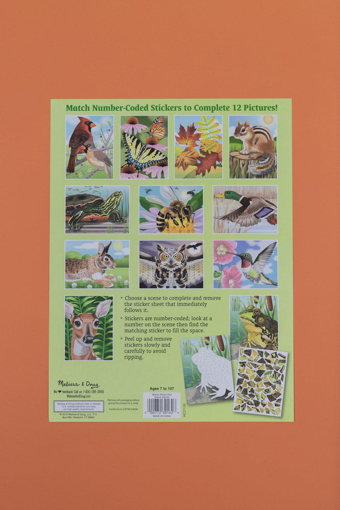 Mosaic Stickers - Various Designers - tiny tree toys - Melissa & Doug