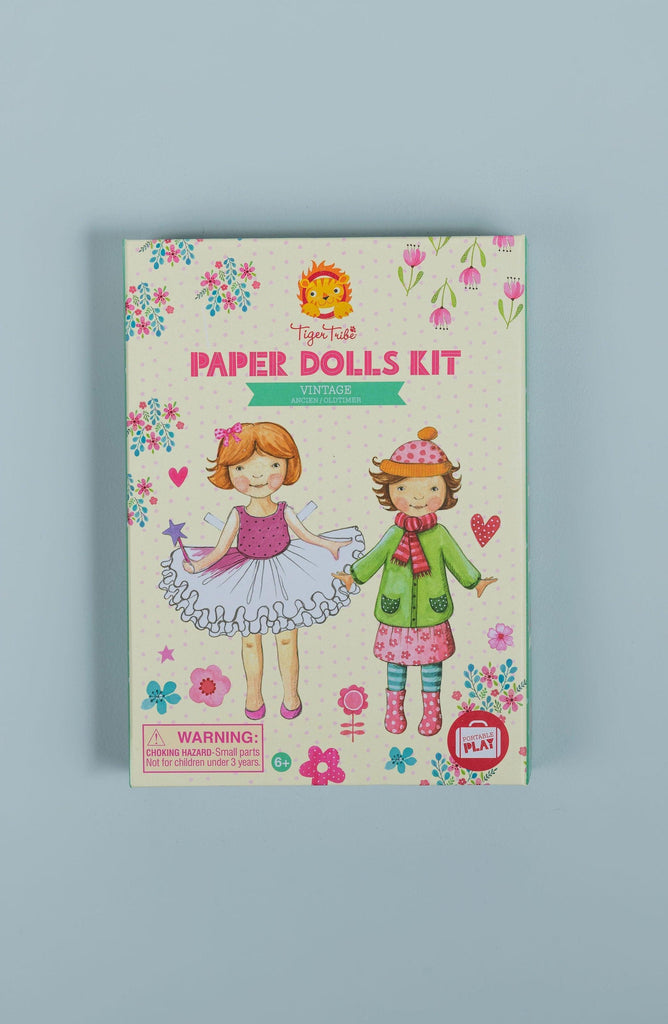 Paper Dolls Kit - Vintage - tiny tree toys - Tiger Tribe