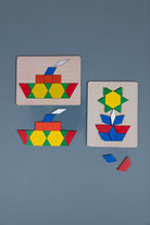 Wooden Pattern Blocks - tiny tree toys - Melissa & Doug