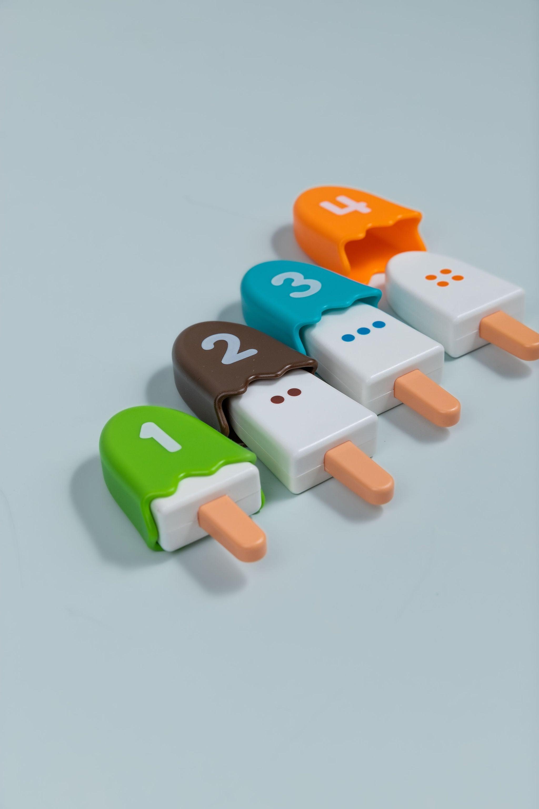 Popsticle Matching Numbers - tiny tree toys - tiny tree toys