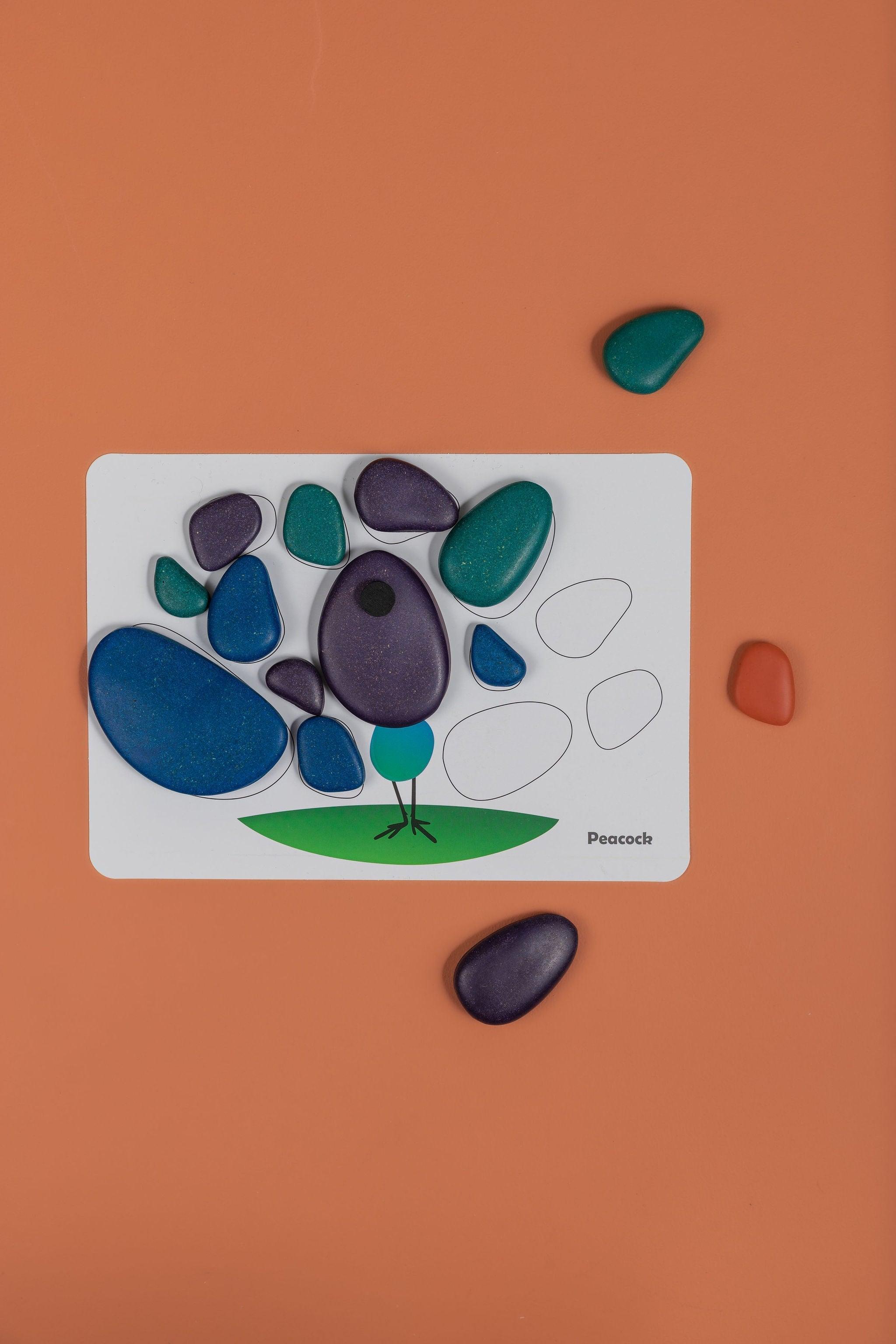 Rainbow Pebbles ( Earth ) - tiny tree toys - tiny tree toys