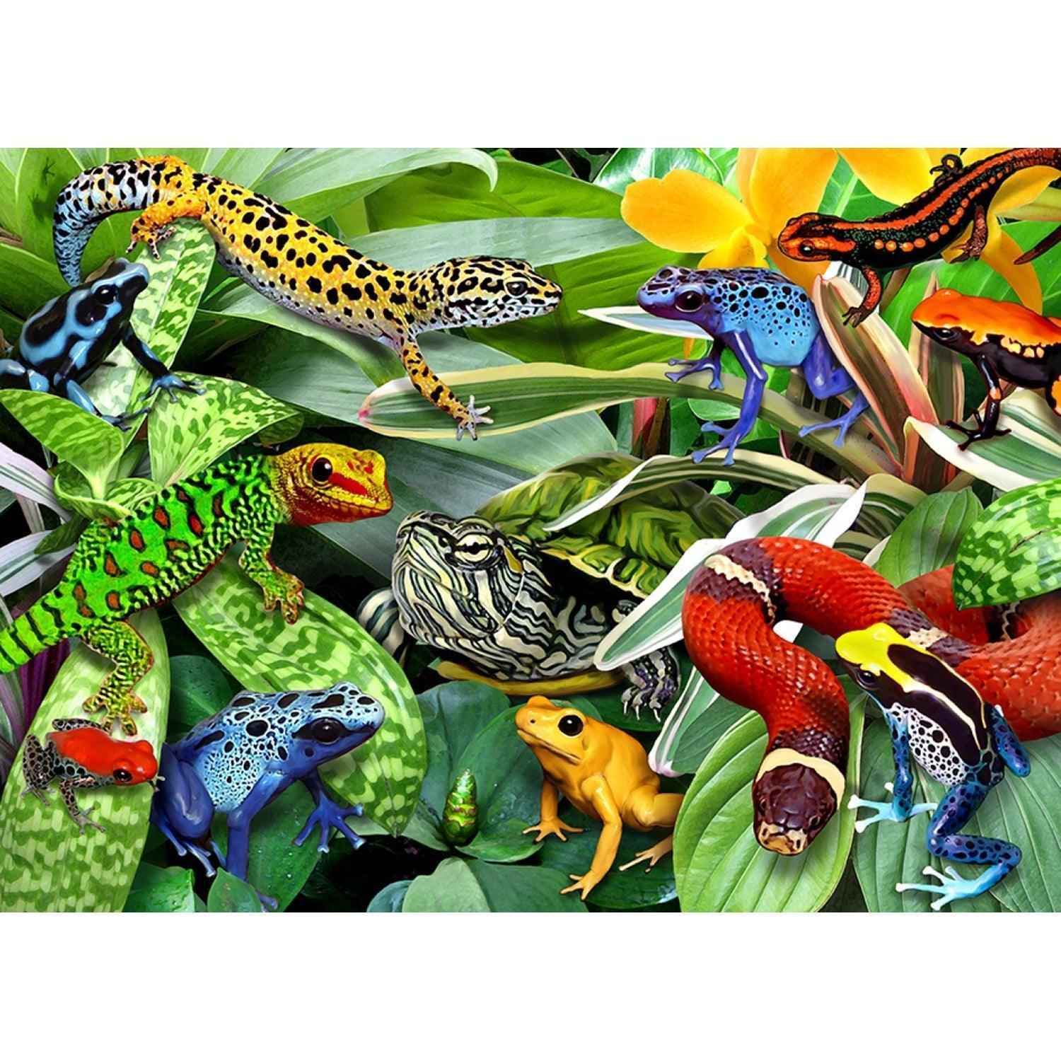 Reptiles Puzzle 50Pcs A4 - tiny tree toys - Smart Thinking