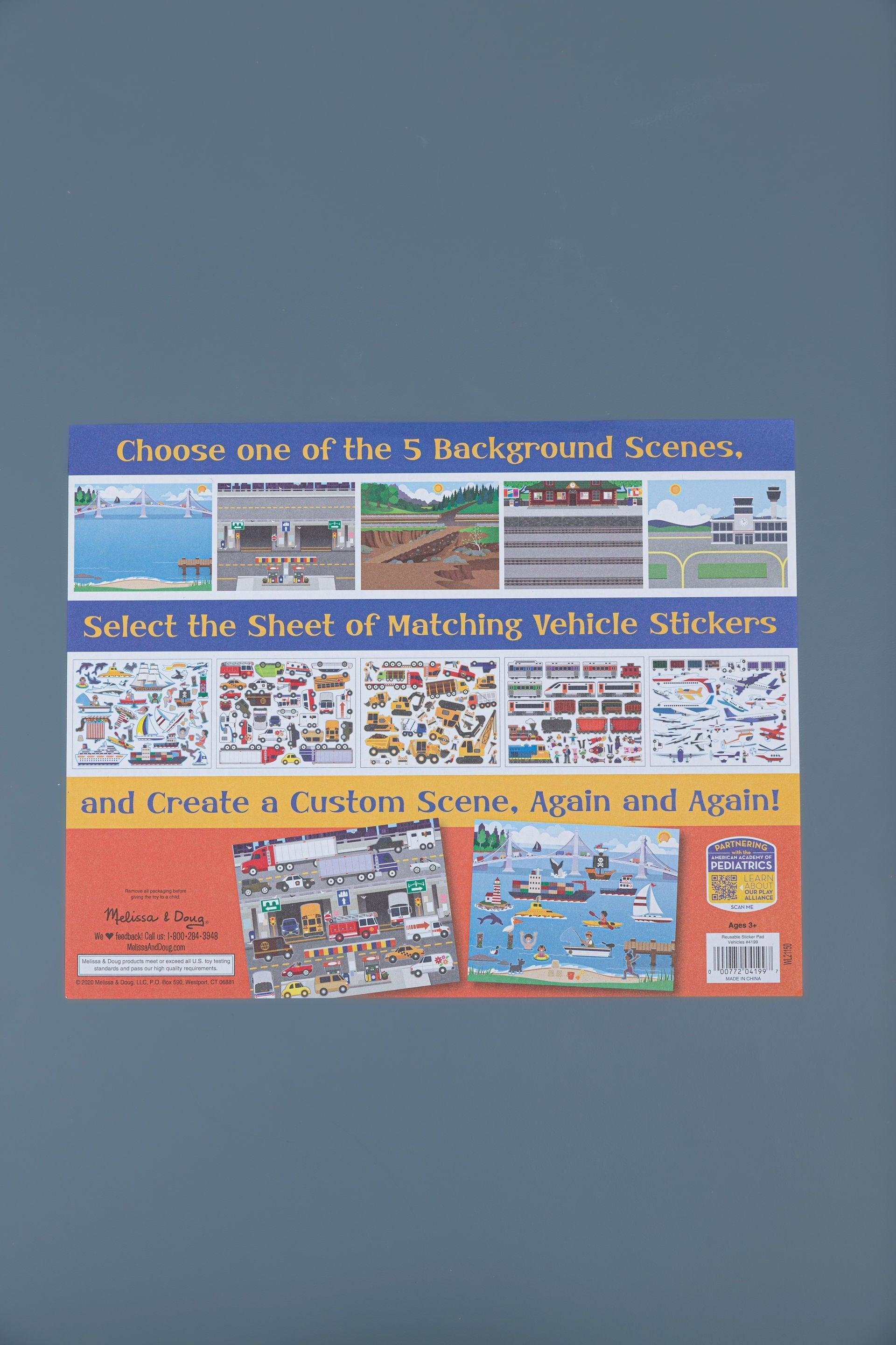 Reusable Stickers - Various Designs - tiny tree toys - Melissa & Doug